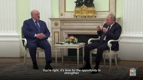 Putin says there are positive shift in talks with Ukraine