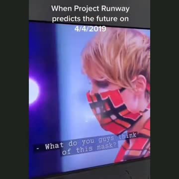 2019 Episode of Project Runway Contestant Named "Kovid" Wore a Mask! WHAAAAAAT...