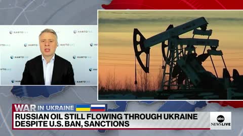 Russian oil continues to flow through Ukraine