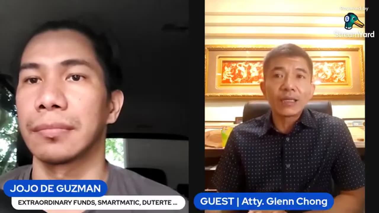 INTERVIEW WITH ATTY GLENN CHONG II EXTRAORDINARY FUNDS, SMARTMATIC, DUTERTE/MARCOS