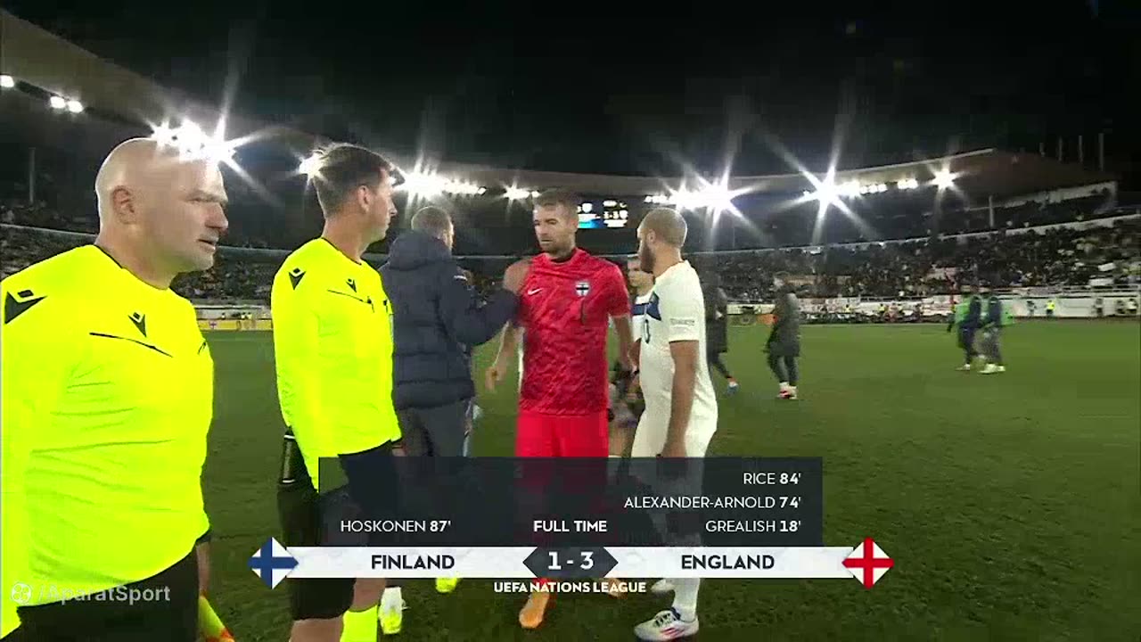 Finland 1-3 England (UEFA Nations League)