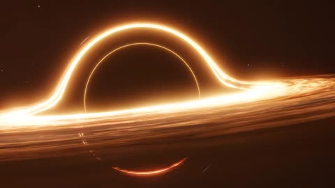 Black hole animation in blender