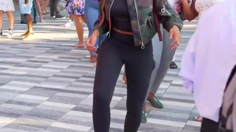 Enjoying😊 Dancing💃 in public