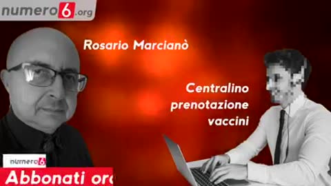 Rosario Marcianò chiama il centro prenotazione vaccini...