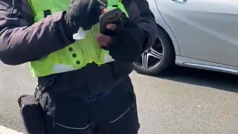 Man Upset over Officer Handing out Parking Tickets