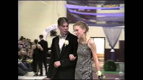 2000-01 WPHS Vids 129 Prom 095 Grand March Couple 68 by Glenn Strader