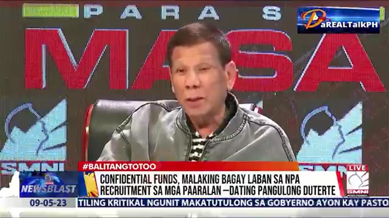 Just In! DUTERTE Sumagot na sa issue ng DepED Confidential Funds!