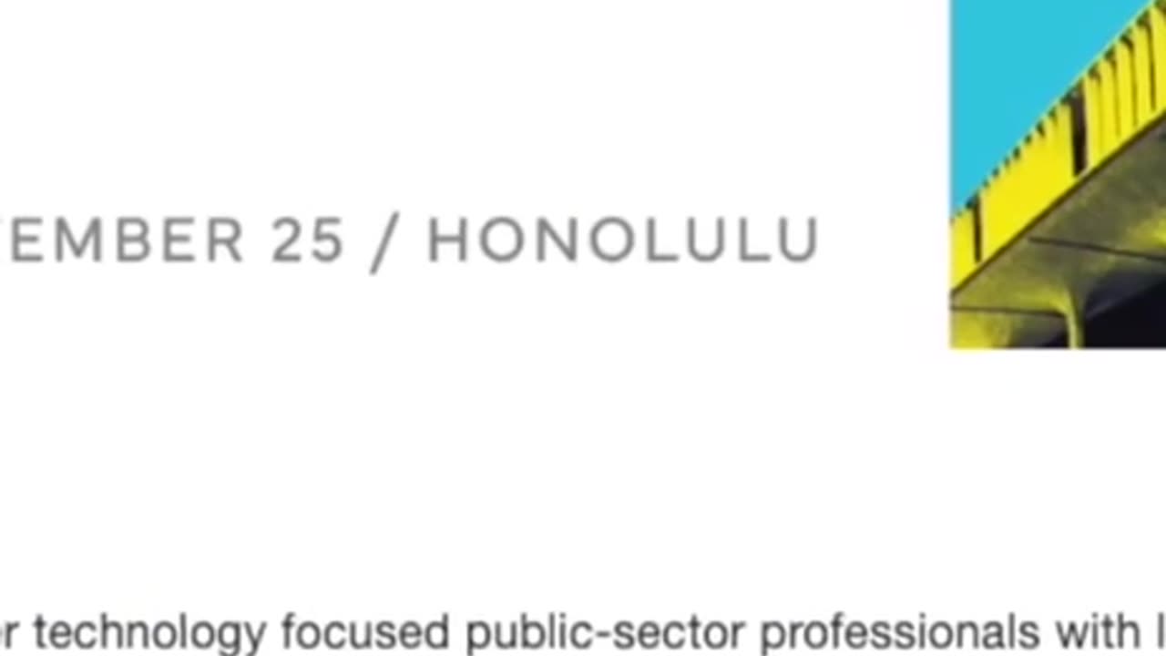 Hawaii discusses being the first state to be governed by AI. (Mike Rashid in video)