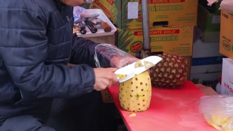 Incredible Fruit Cutter | Korean Street Cuisine