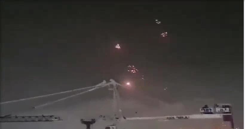 Israel: Iron Dome Missiles in Action