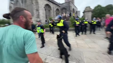 Footage from Plymouth protest - EnoughIsEnough