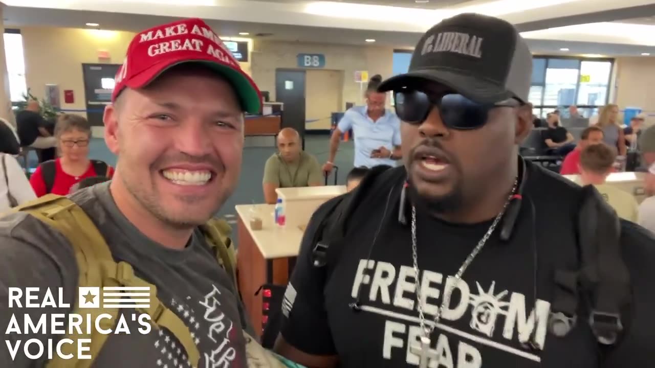 Ben Bergquam Confronts a White Supremacist at the Airport