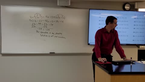 Beginning and Intermediate Algebra October 9