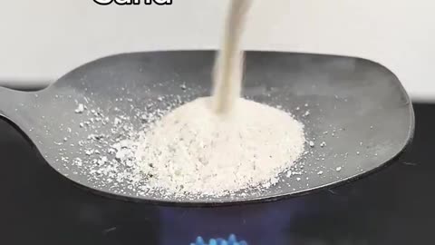 sand vs hot spoon