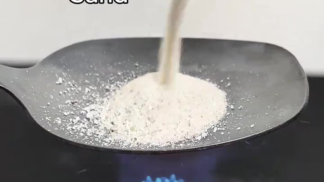sand vs hot spoon
