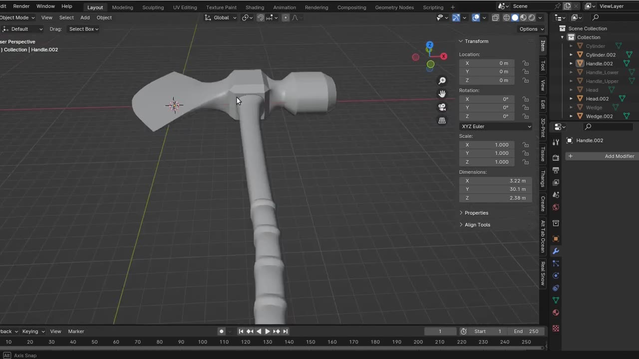 Battle Axe Model