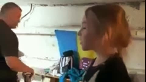 Ukrainian girl sings a localized version of "let it go" inside a bomb shelter