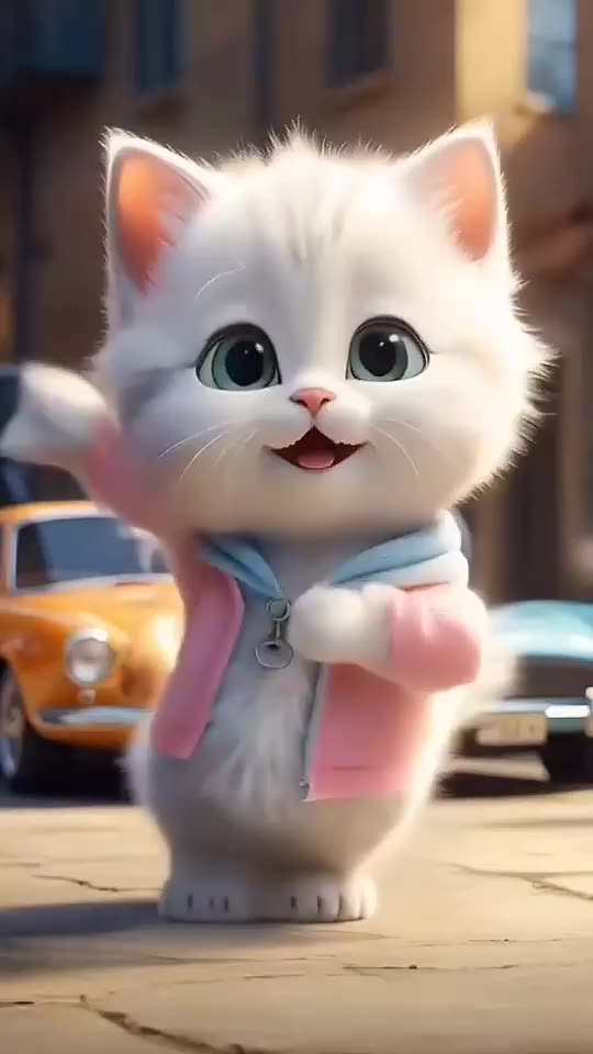 Cat fun video entertainment