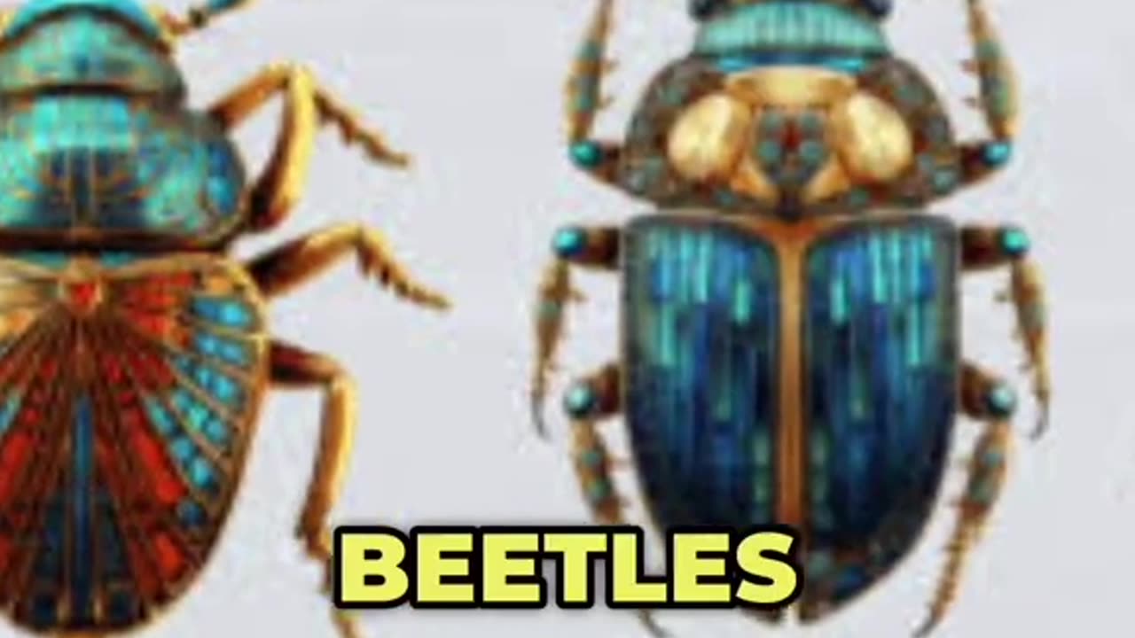 HAVE YOU EVER NOTICED THE PREVALENCE OF BEETLES IN ANCIENT EGYPTIAN ART?