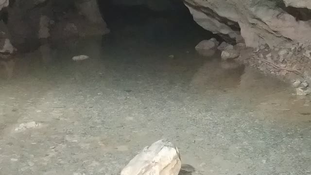 In the cave