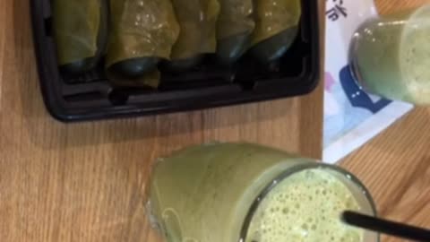 Manggae Tteok & Matcha Shake