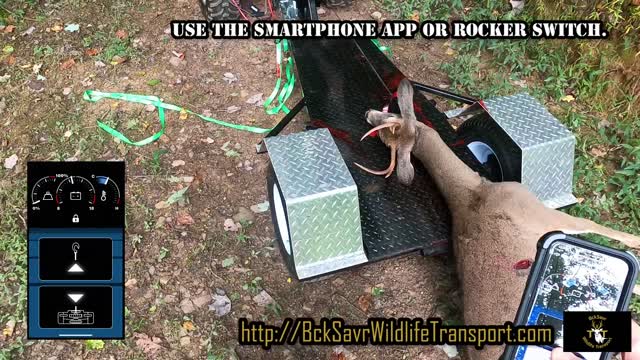 BckSavr Wildlife Transport IN THE FIELD useage.