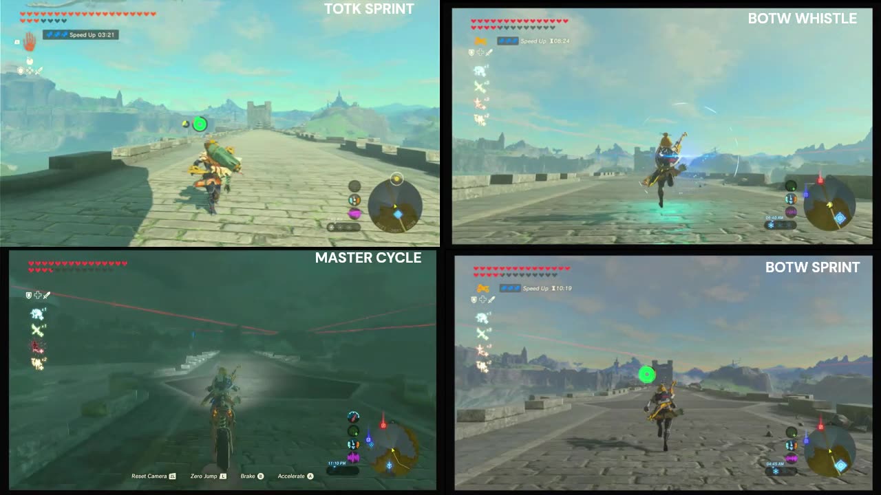 Zelda TOTK: Racing VS BOTW