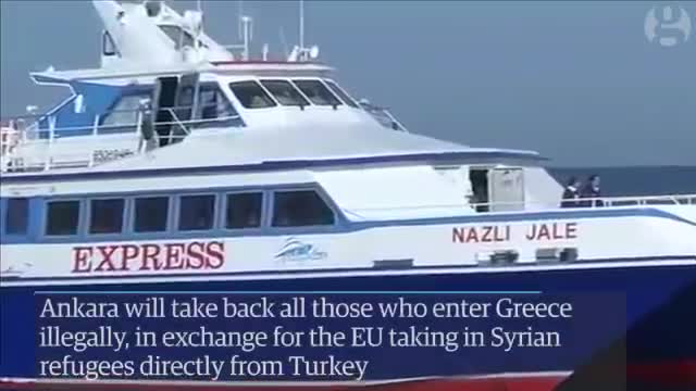 Deported migrants and refugees from Greece arrive in Turkey