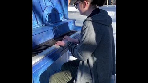 Playing the Public Piano in Fort Collins