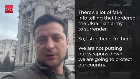 Ukraine President in new video: We are not putting our weapons down