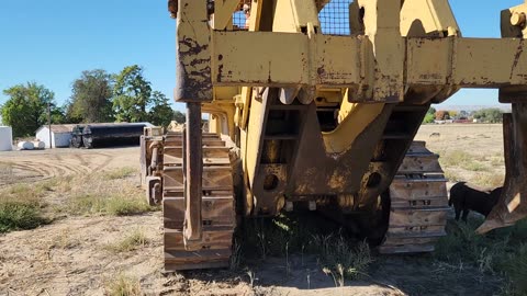 Proxy Equipment Caterpillar D8H ripper, rear walk-around.