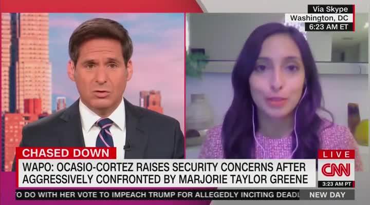 Marjorie Taylor Green Confronts Ocasio-Cortez