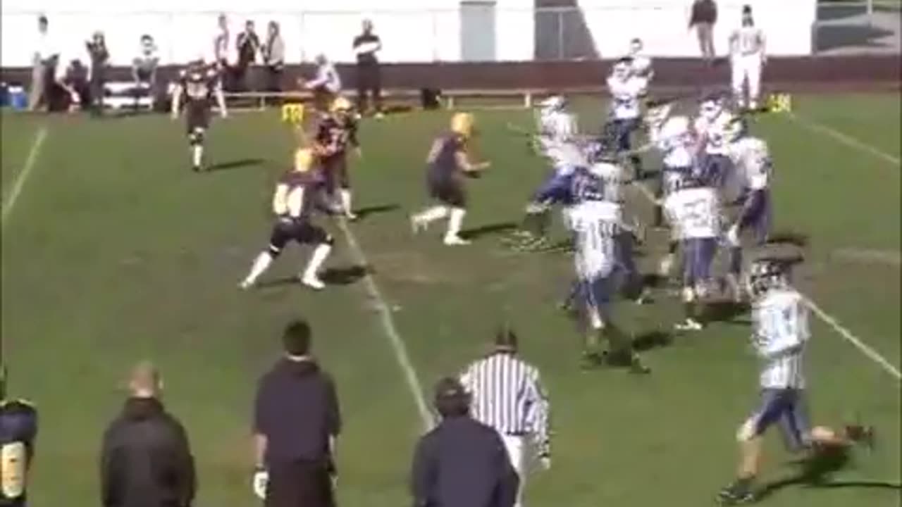 Jason Balleaney Big hit vs South Delta 2010