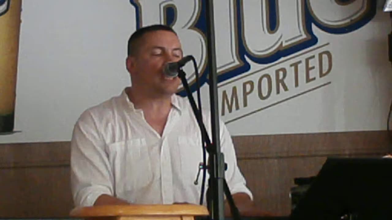 Singing solo a few years back.