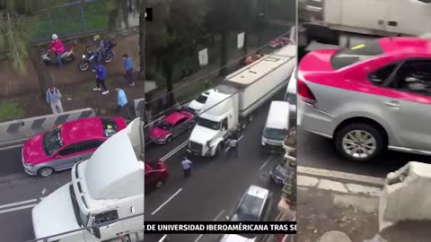 Insane Truck Driver Played Too Much GTA