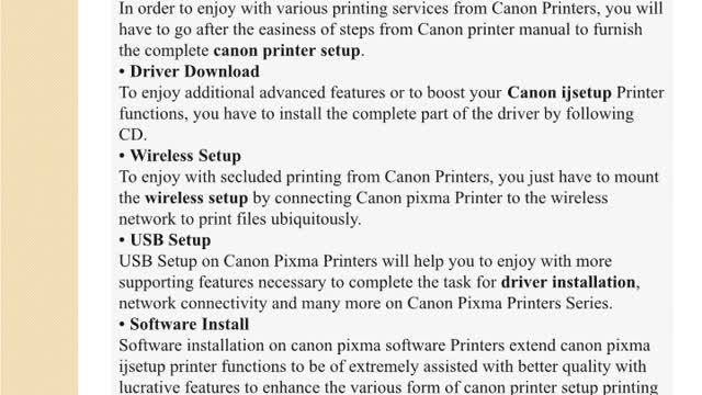 Setup and Install cannon.com/ijsetup