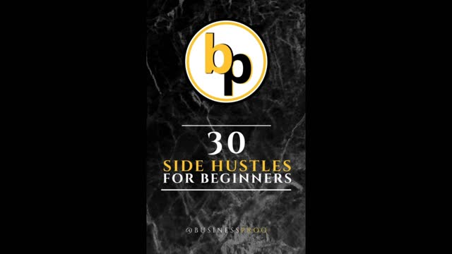 30 Side Hustles for Beginners