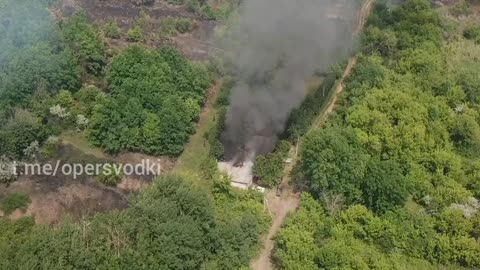Exclusive footage of the destruction of the Ukrainian special unit Kraken base and ammunition depot.