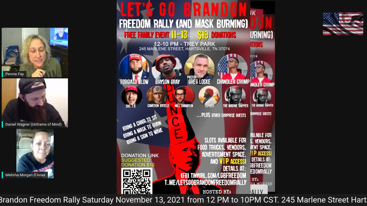 Let's Go Brandon Freedom Rally Saturday November 13, 2021