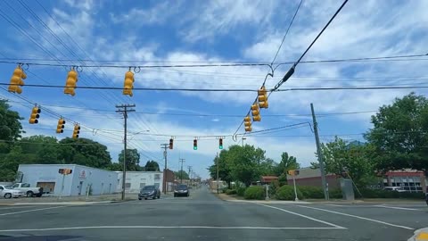 My Relaxing City Drive Thru Reidsville North Carolina