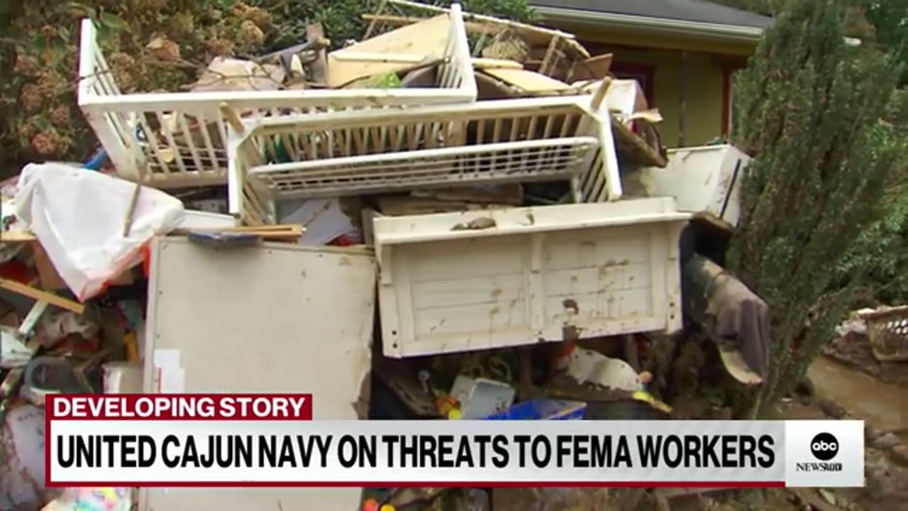 FEMA warning of threats to workers as misinformation hampers recovery efforts