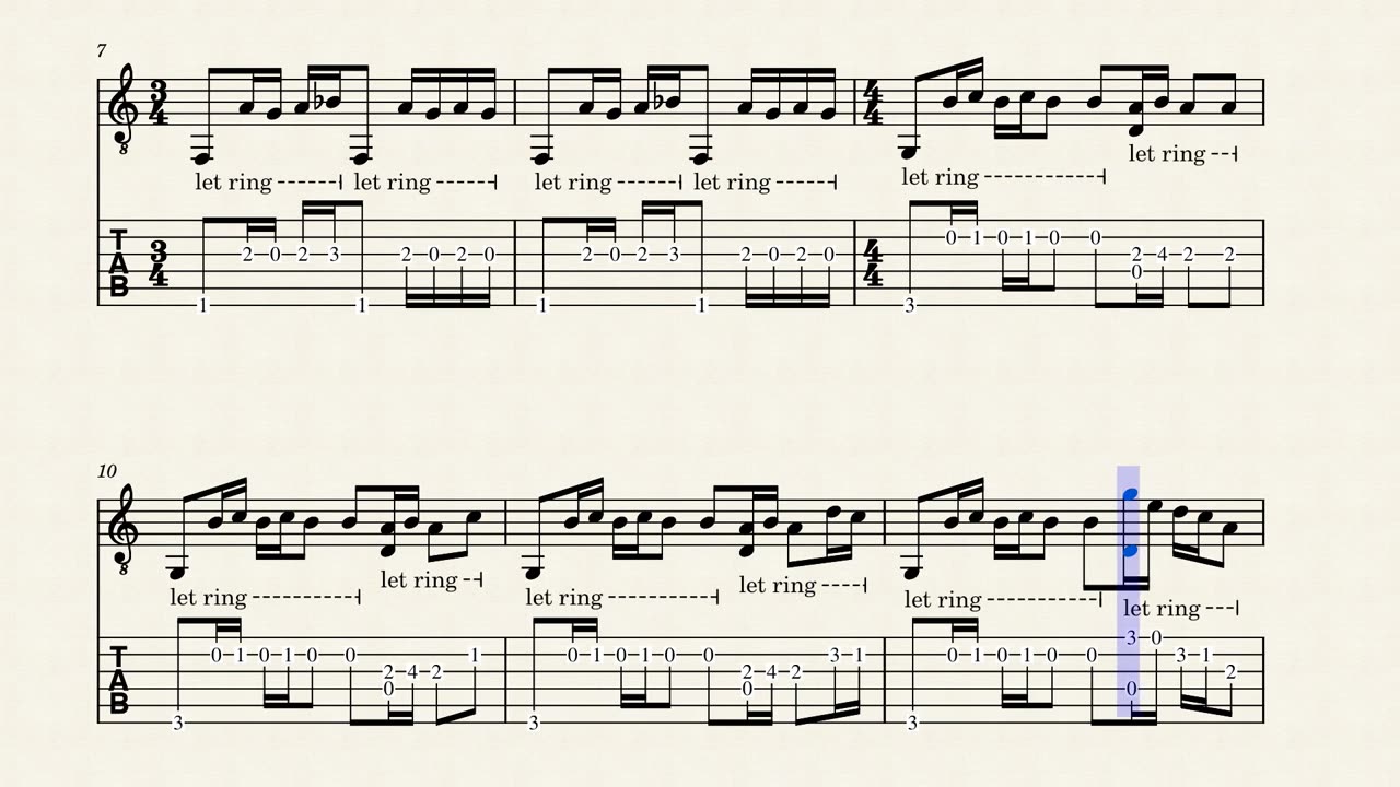 Piece for Solo Guitar #2