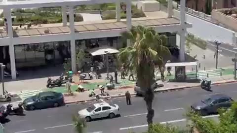 TERROR ATTACK IN TEL AVIV by a filthy muslim a terrorist