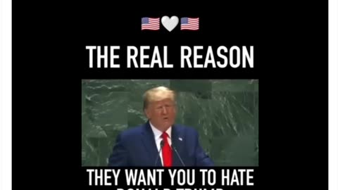 LISTEN: The only reason they want you to HATE Trump ‼️‼️
