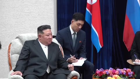 Kim Jong Un in Vladivostok meet Mr.Kozlov