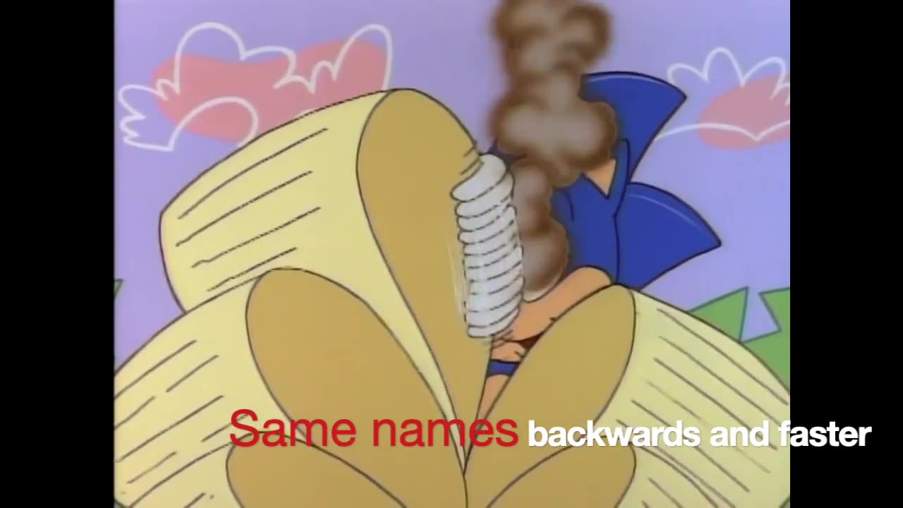 Sonic Talks Too Fast So I Slowed Him Down so You Can Hear Him