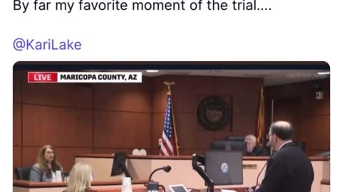 A "GOTTA WATCH" Clip From Kari Lake Trial!! LMAO!! BOOM!!