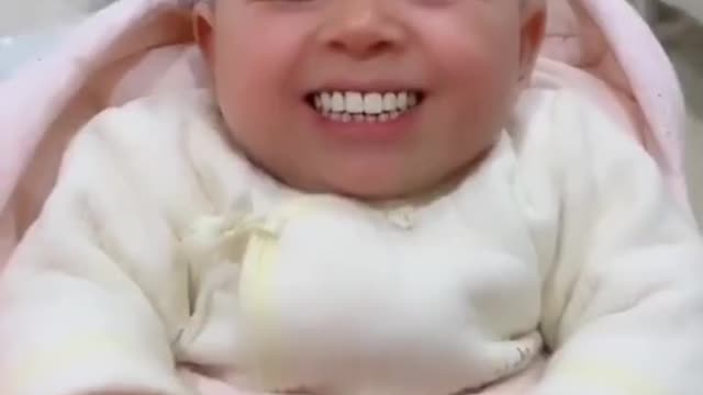 If the baby has teeth