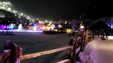 Christmas Night 2022 in Blue Mountain Ontario