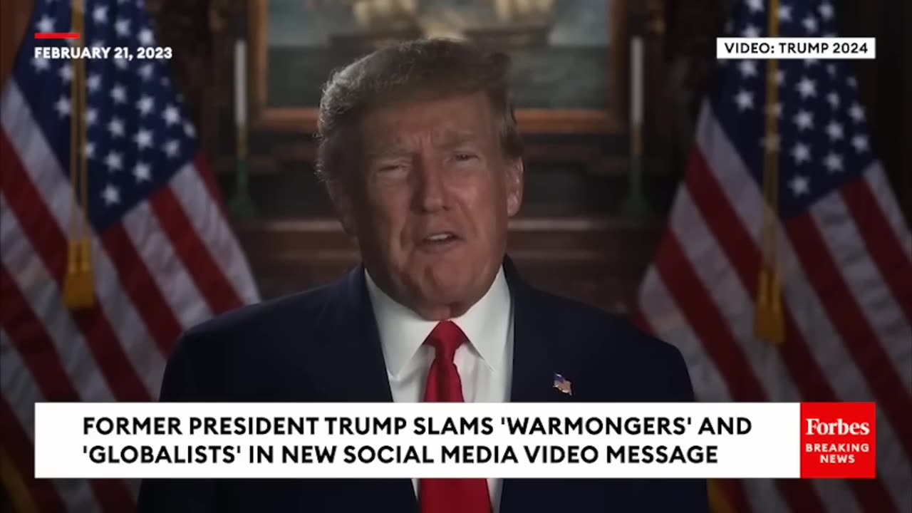 Donald Trump slams "Globalist" in new Video